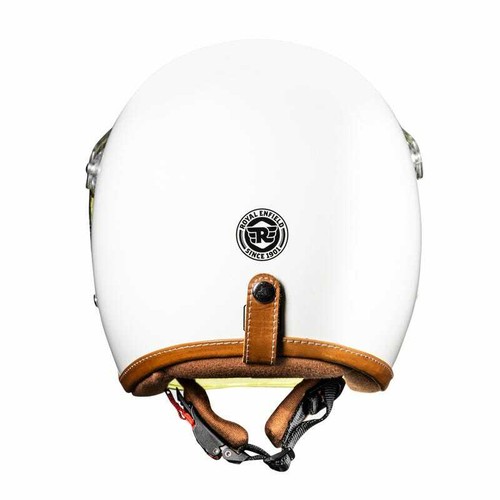 Royal Enfield "CLASSIC BOBBER" DOT Certified Open Face Motorcycle Helmets - Foto 20 di 38