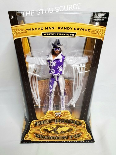 WWE Randy Macho Man Savage 2010 Defining Moments Wrestlemania Mattel Sealed MOC
