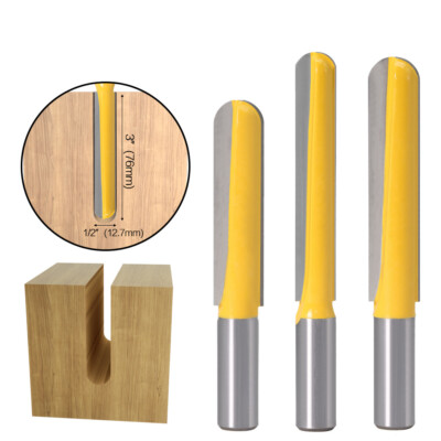 12mm 1/2 Schaft Extra-lange Hohlkehlfräser Oberfräse Fräser Ø12,7mm 15,9mm