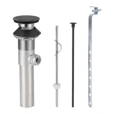 Designers Impressions 770318 Black Brass Construction Drain Trim Kit