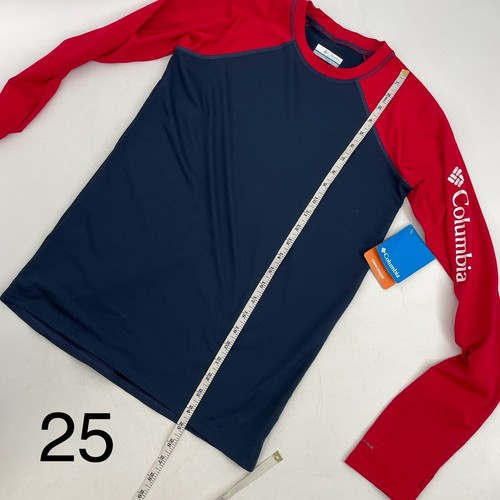 Columbia youth sz XL 18/20 Long Sleeve Sunguard Shirt Omni Shade 50 UPF pullover - 第 6/12 張圖片