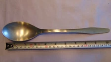 DANA STAINLESS DFA DENMARK LARGE (10 5/8")SOLID SERVING SPOON "DNS3" VERY NICE!