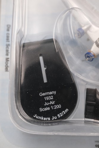 Del Prado Maßstab 1:200 Deutschland 1932 Ju-Air Junkers Ju 52/3m Diecast Flugzeug - Bild 2 von 3