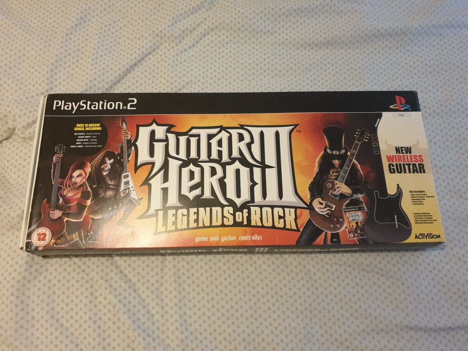 PlayStation 2 (PS2) Guitar Hero 3 Legends Of Rock with Guitar, Dongle & Game Populaire lage prijs