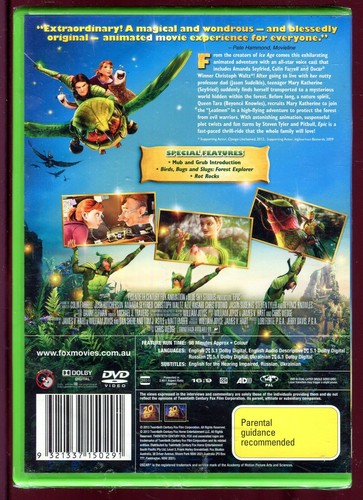 Epic - R4 DVD Blue Sky Animation From Creators of Ice Age - In rare green case - Picture 2 of 2