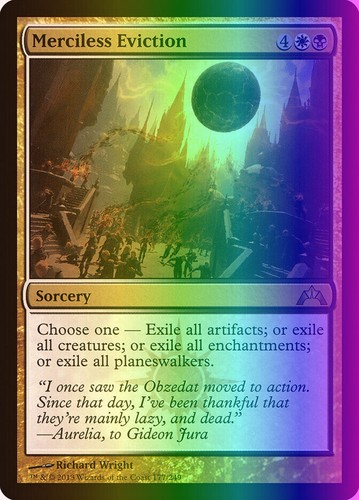 MTG Magic the Gathering Merciless Eviction (177/257) Gatecrash LP FOIL