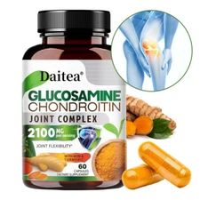 Glucosamine Chondroitin Turmeric MSM Triple Strength Joint Support 2100mg