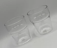 Dansk Vintage 8oz-16oz Double Old Fashion Drinking Glasses •Lot Of 2 *BRAND NEW*