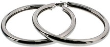 Large Hoop Earrings  Plain Hoops  Thick Tube Hoop Earrings Lightweight 