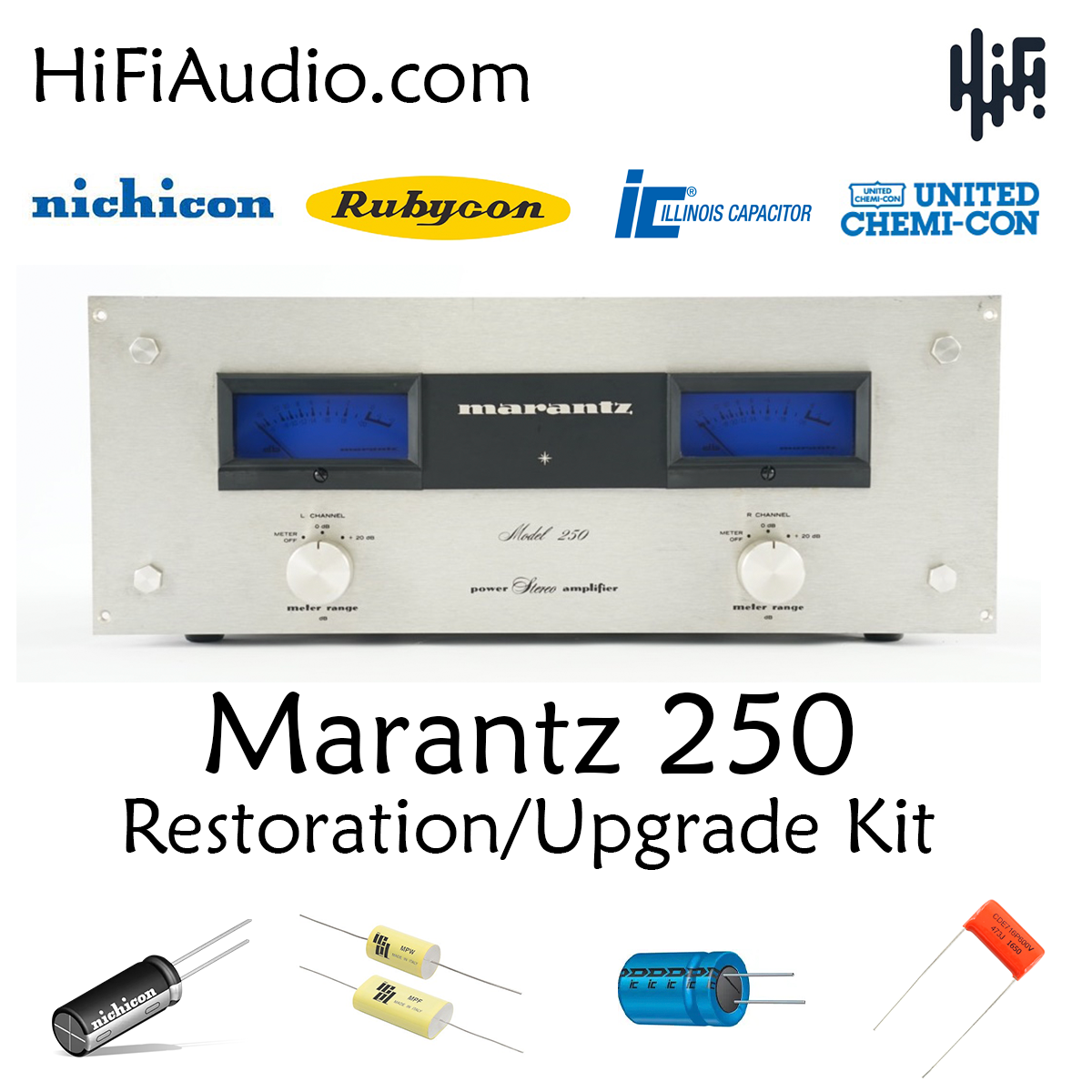 Ga-2 Mi) Marantz Model 250 パワーアンプ 現状品