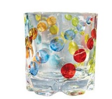 Dots 50333 Spinning Aerating Whisky Old Fashioned Rocks Glass 11 oz USA