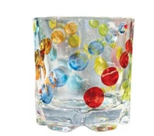 Dots 50333 Spinning Aerating Whisky Old Fashioned Rocks Glass 11 oz USA