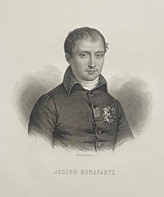 Joseph Bonaparte König Spanien Bruder Von Napoleon Pro Mauduison Frankreich 1830