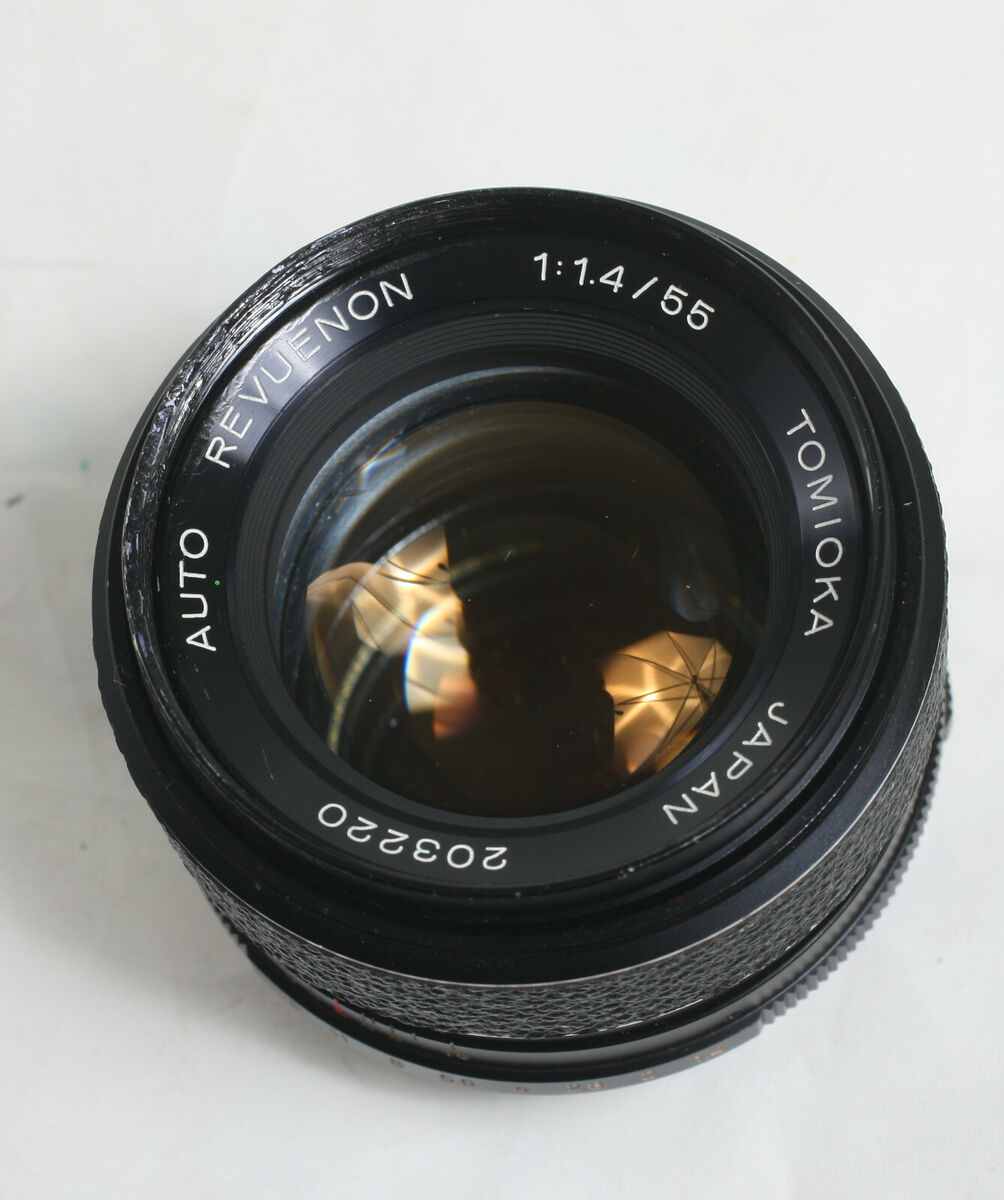 Original Tomioka Auto Revuenon 55mm f/1.4 M42 screw mount Original Tomioka Auto Revuenon 55mm f/1.4 M42 screw mount