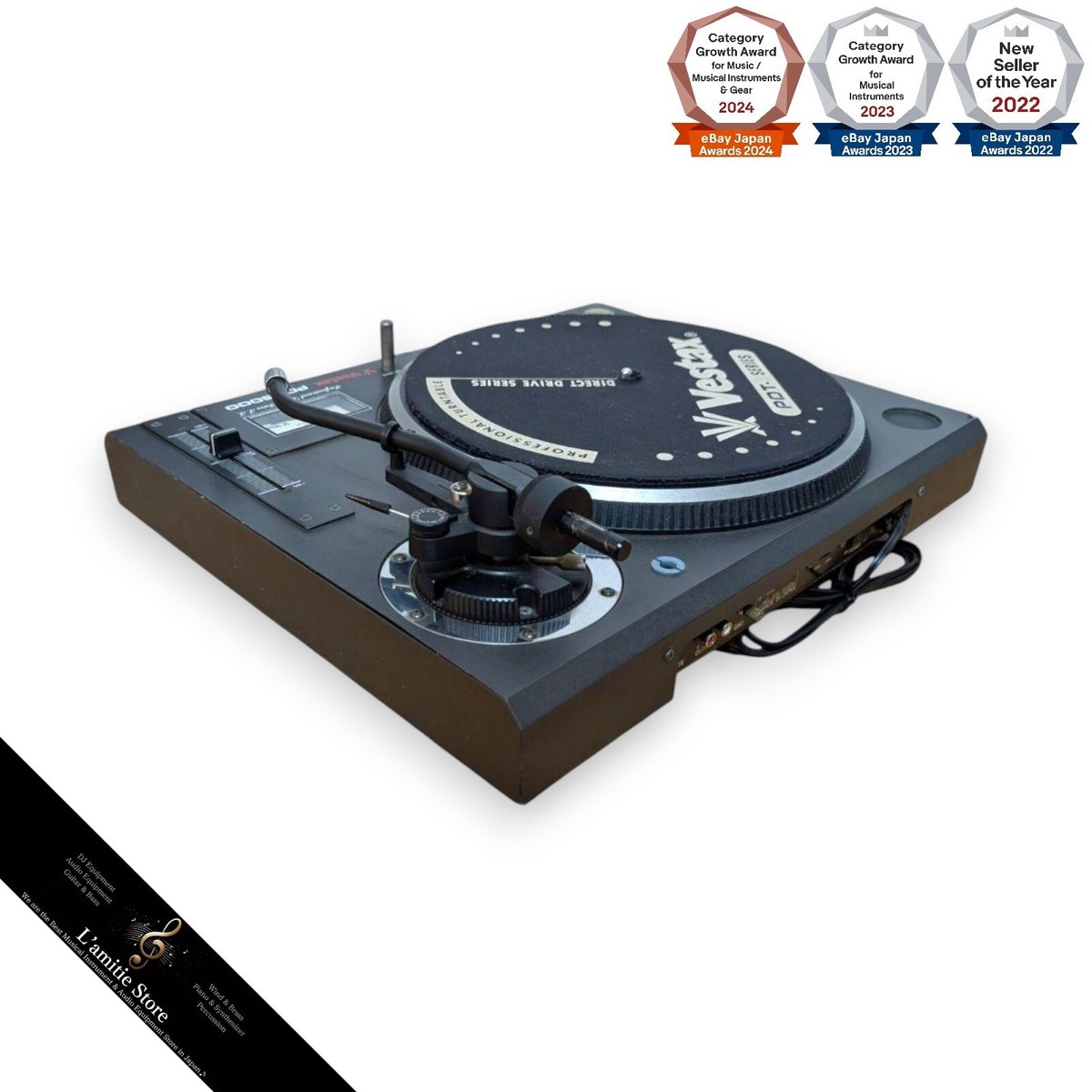 Vestax PDT-5000 ターンテーブル 本体 Vestax PDT-5000 Analog Turntable DJ Direct Player CD PDT5000