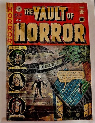 VAULT OF HORROR #21 Precode Vintage EC Horror-Complete/intact, Preemptive taping