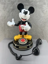 Disney Mickey Mouse Animated Talking Telephone 1997 Vintage For Parts Only