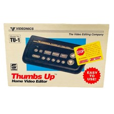 Videonics Thumbs Up TU-1 Home Video Editor Vintage VHS Video Editing System