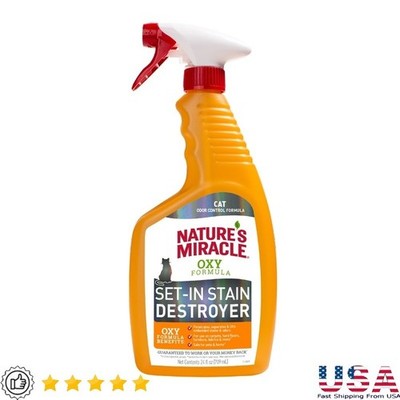 Oxy Formula Pet Stain Odor Remover Cats Enzymatic Stain Cleaner Fresh Scent New