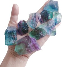 1lb Rough Crystals Bulk Raw Healing Stones for Tumbling, Wire Wrapping Meditatio