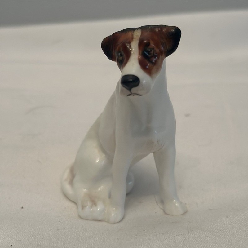 Royal Doulton Bone China Jack Russell Terrier Dog Figurine Collectible England