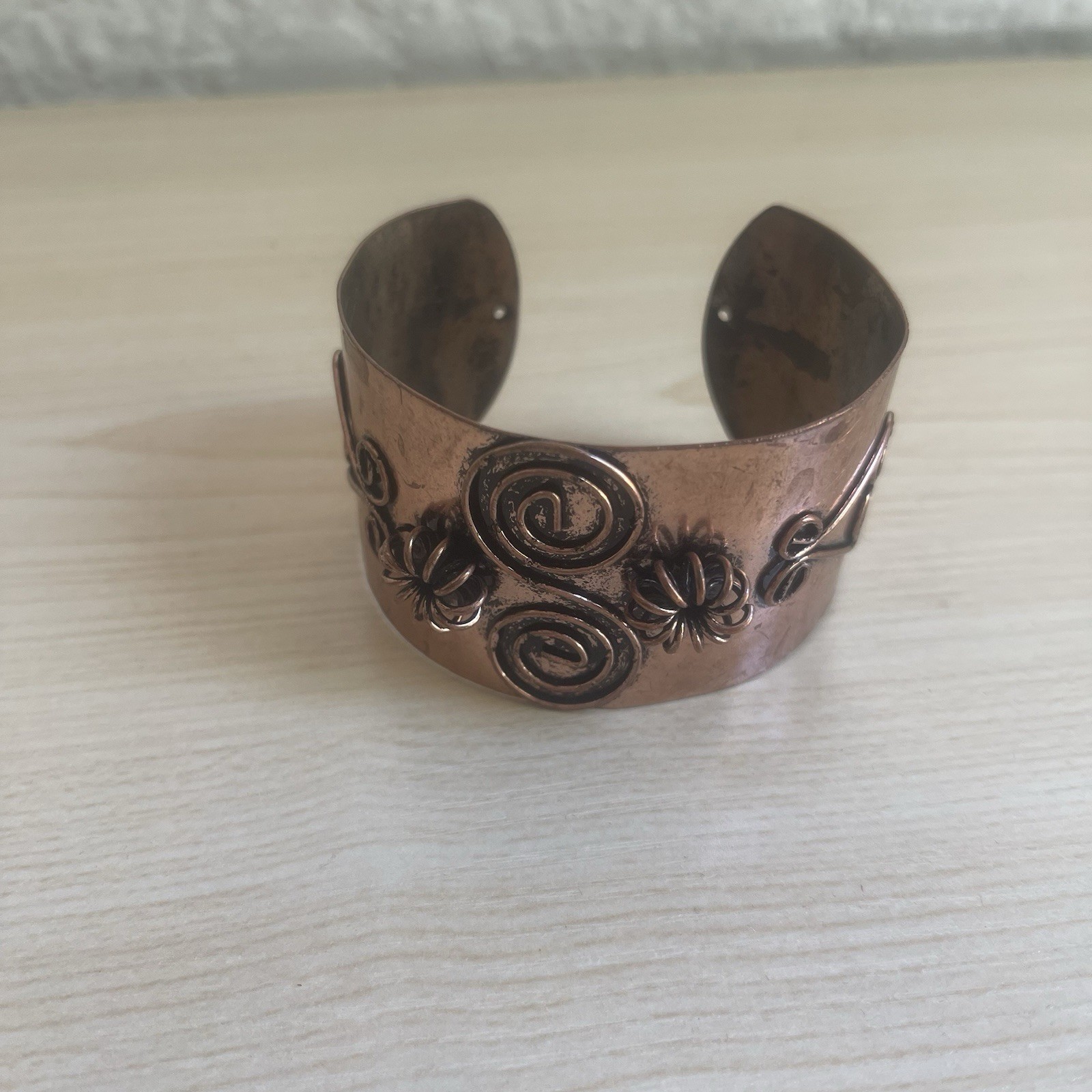 Artisan Copper Cuff Bracelet - image 1
