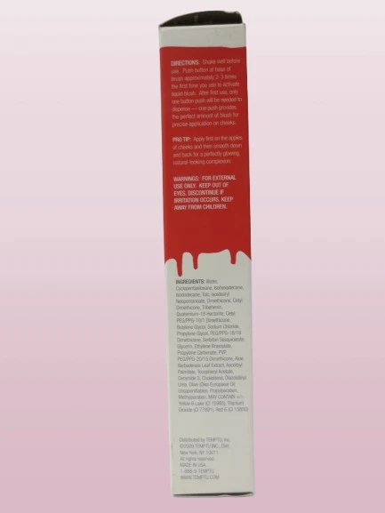 TEMPTU RETOQUE RUBOR ACABADO SUAVE #406 RUBOR CORAL 0,63 OZ LOTE DE 3 EN CAJA Foto 3 de 4