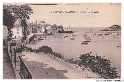 CAR-AEGP11-0639-56 - BELLE-ILE-EN-MER - the port of Sauzon