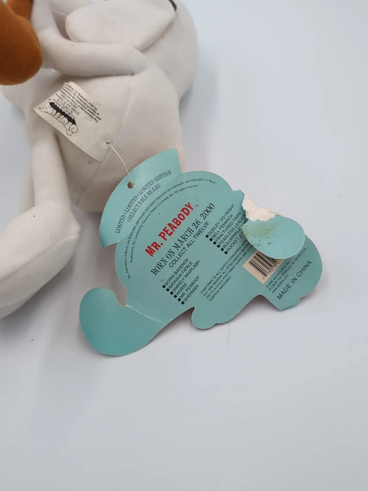  Juego de 12 peluches Adventures of Rocky and Bullwinkle And Friends con etiquetas leer Foto 2 de 4