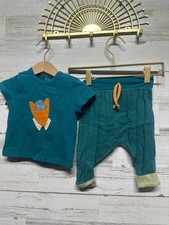 Size 6m Moulin Roty (France) Blue Fox Top and Pants - New With Tags