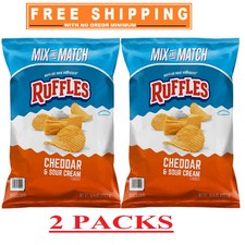 2 Pack - Ruffles Cheddar and Sour Cream Potato Chips 15.125 oz. 