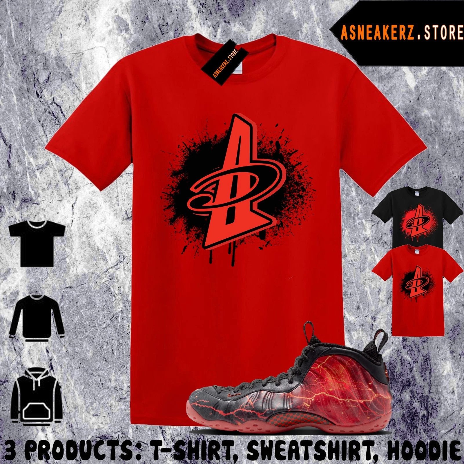 Tee Shirt Matching Foamposite One Upside Down Match Sneaker Number 1 Cent Penny