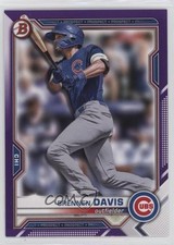 2021 Bowman Draft Purple 127/250 Brennen Davis #BD-124 sh7