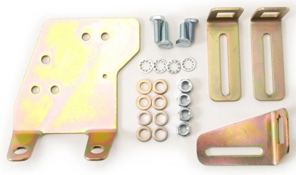 Edelbrock 8036, Kit Cadmium Steel Gold Throttle Bracket - Gm Performance Parts - Image 2 of 4