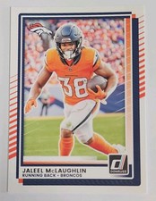 2025 Panini Donruss Jaleel McLaughlin #151 Denver Broncos Football NFL Card