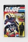 Vintage 1985 GI Joe Snake Eyes v2 Commando on Reproduction Card Hasbro ARAH
