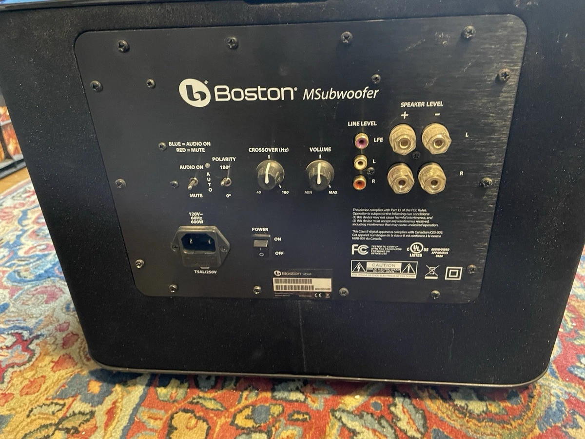 Boston Acoustics Digital Coaxial RCA Home Speakers and Subwoofers