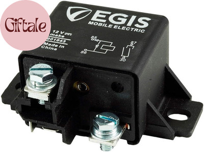 Relay 12V, 75A W/Dual Diode