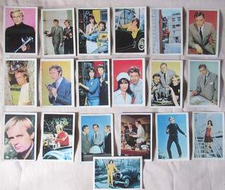 ABC MÄDCHEN MANN VON ONKEL 1967 TRADE GUM KARTE LOT X 19 ALLE VERSCHIEDEN