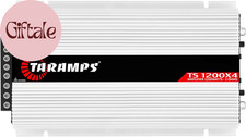 Taramps TS 1200X4 Amplifier Car Audio 1200W RMS 2 Ohms 4 Channels 2 Bridged Chan