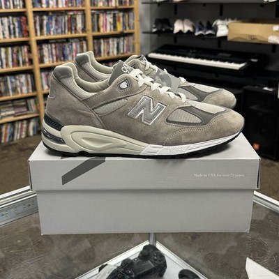 New Balance 990V2 Made In USA Grey White M990GY2 Men s Size 10.5M Brand New