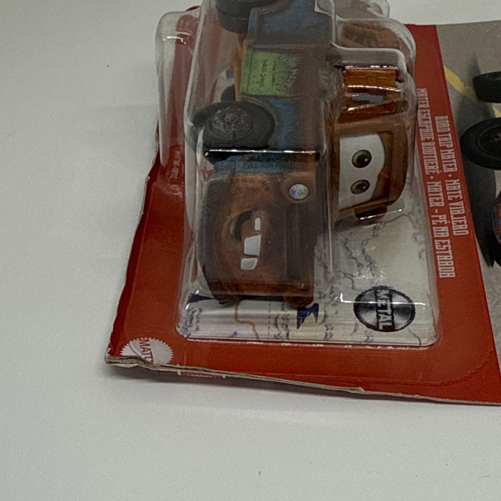 *CREASED BOX* 2022 Disney Pixar Cars 1:55 - ROAD TRIP MATER Die Cast -  HHT96