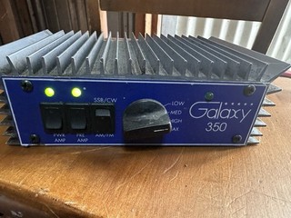 Galaxy 350 RF Radio Amplifier SSB/CW AM/FM Blue & Silver