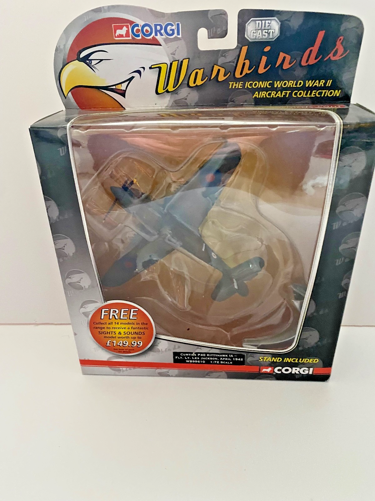 Corgi Warbirds WB99610 1:72 Curtiss P- 40 Kittyhawk RAF No 75 Sqn 1942