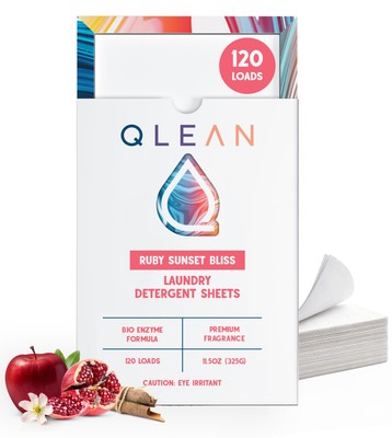 Laundry Detergent Sheets   Plastic-Free Packaging, Travel-Friendly, HE & Stan...