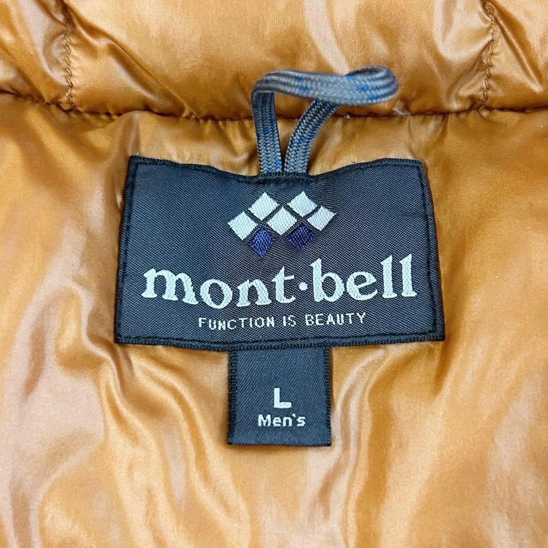 Montbell Alpine Down Parka 1101407 Men's L 800 Fill Power Orange Gold Jacket image 12