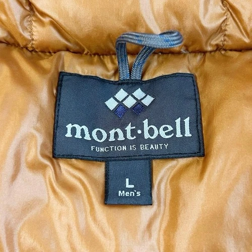 Montbell Alpine Down Parka 1101407 Men's L 800 Fill Power Orange Gold Jacket image 12