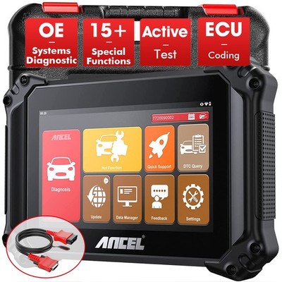 ANCEL V6 KFZ OBD Diagnosegerät Auto OBD2 Scanner ALLE System 15+Reset ECU CODE