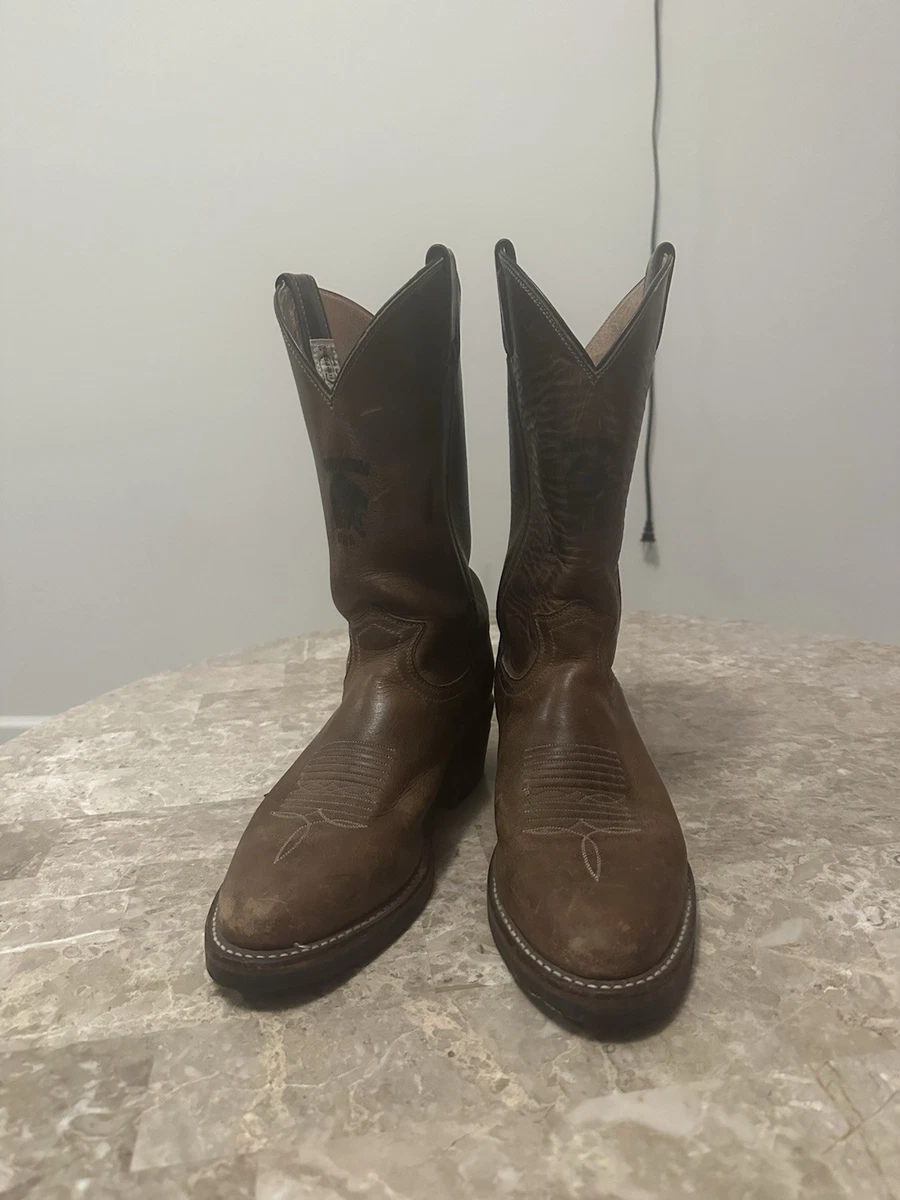 Chippewa Corbel Wellington Cowboy Boots 9.5D Brown Style 20012 Vibram Soles USA. Chippewa cowboy boots style - Gem main image 2