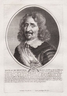 Nicolas de Neufville de Villeroy Alincourt Magny Ordre Saint Esprit Portrait